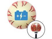 American Shifter Company ASCSNX1533696 Blue Battery Charge Symbol Ivory Flame Shift Knob with M16 x 1.5 Insert imca 426 American Shifter Company ASCSNX1533696 Blue Battery Charge Symbol Ivory Flame Shift Knob with M16 x 1.5 Insert imca 426