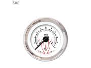 Aurora Instruments GAR2116ZEXIABCC Tachometer Gauge - Pinstripe II White , Black Modern Needles, Chrome Trim socal Aurora Instruments GAR2116ZEXIABCC Tachometer Gauge - Pinstripe II White , Black Modern Needles, Chrome Trim socal