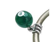 American Shifter Company ASCBN03023 Green 8 Ball Suicide Brody Knob Translucent with Metal Flake
