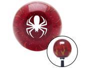 American Shifter Company ASCSNX1563782 White Spider Red Flame Metal Flake Shift Knob with M16 x 1.5 Insert parts