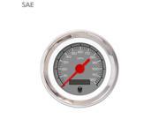 Speedometer Gauge SAE Competition Grey Red Vintage Needles Chrome Trim gear xtreme streetrod nascar auto 427 9 inch procharger quick change racing tpi acce