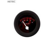 Volt Gauge Metric Ghost Flame Black Red Flame White Modern Needles Black DIY xtreme camper rzr tpi icon amp car accessories quick change 428 hot rod classic