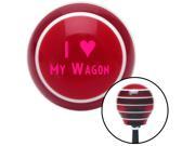 American Shifter Company ASCSNX94330 Pink I 3 MY WAGON Red Stripe Shift Knob with M16 x 1.5 Insert line out g force
