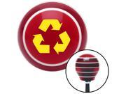 American Shifter Company ASCSNX99370 Yellow Recycle Red Stripe Shift Knob with M16 x 1.5 Insert rat rod jdm wide 5