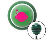 Pink Planet Stars Green Stripe Shift Knob with M16 x 1.5 Insert wholesale hot automatic resin stick grip leather handle black knob solid metric rack plastic p