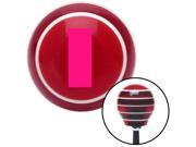 Pink Officer 01 2n Lt. and 1d Lt. Red Stripe Shift Knob with M16 x 1.5 Insert lever lever plastic strip rack automatic knob stick oem hot handle grip lever le