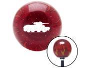 White Tank Red Flame Metal Flake Shift Knob with M16 x 1.5 Insert project 671 handle style grip knobs leather cover shift knob black shift strip boot performanc