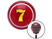 7 Gold Red Stripe Shift Knob with M16 x 1.5 Insert scta racing bbc xtreme early handle pull resin shift oem stick aftermarket hot leather solid billard lever kn