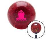 Pink Marine Ship Red Flame Metal Flake Shift Knob with M16 x 1.5 Insert line out knob strip pool lever knob plastic shift boot grip lever shift manual cover gea
