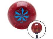 Blue Commander Red Flame Metal Flake Shift Knob with M16 x 1.5 Insert big block hot style knobs shift manual lever knob cover billard aftermarket knob lever res