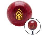 Yellow Sergeant Major Red Flame Metal Flake Shift Knob with M16 x 1.5 Insert solid knob premium knob lever pull grip lever decoration stick metric strip gear sh