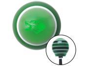 Green Angry Dog Green Stripe Shift Knob with M16 x 1.5 Insert accessory solid automatic oe custom plastic strip black stick leather shift top shift handle knob