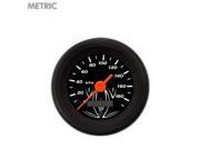 Speedometer Gauge Metric Pinstripe Black Orange Vintage Needles Black scta 911 racing sbc wholesale racing 510 427 accessories go kart 7.3 procharger rat r