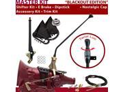 American Shifter Company ASCS1B5G41D1D TH400 Shifter Kit 16 E Brake Cable Trim Kit Dipstick For DB3AC American Shifter Company ASCS1B5G41D1D TH400 Shifter Kit 16 E Brake Cable Trim Kit Dipstick For DB3AC