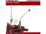 American Shifter Company ASCS2C4F31B0X FMX Shifter Kit 12 E Brake CHR Dual Shift 16 Handle Ringed Knob For CD258 American Shifter Company ASCS2C4F31B0X FMX Shifter Kit 12 E Brake CHR Dual Shift 16 Handle Ringed Knob For CD258