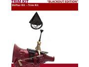 American Shifter Company ASCS1B1G11X0A 4L60 Shifter Kit 6 Trim Kit BLK Push Btn BLK Boot Ringed Knob For D41FB American Shifter Company ASCS1B1G11X0A 4L60 Shifter Kit 6 Trim Kit BLK Push Btn BLK Boot Ringed Knob For D41FB