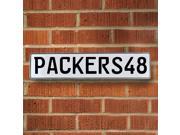 PACKERS48 NFL Green Bay Packers White Stamped Street Sign Mancave Wall Art street sign rd parkway embossed dr court avenue lane custom reflective traffic sign r PACKERS48 NFL Green Bay Packers White Stamped Street Sign Mancave Wall Art street sign rd parkway embossed dr court avenue lane custom reflective traffic sign r