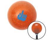 American Shifter Company ASCSNX1606061 Blue Middle Finger Solid Orange Metal Flake Shift Knob fits s13 sti nismo slide American Shifter Company ASCSNX1606061 Blue Middle Finger Solid Orange Metal Flake Shift Knob fits s13 sti nismo slide