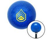 American Shifter Company ASCSNX20977 Yellow 05 Staff Sergeant Blue Metal Flake Shift Knob w/ 16mm x 1.5 Insert Gear American Shifter Company ASCSNX20977 Yellow 05 Staff Sergeant Blue Metal Flake Shift Knob w/ 16mm x 1.5 Insert Gear