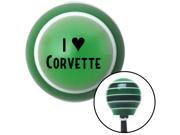 American Shifter Company ASCSNX103489 Black I 3 CORVETTE Green Stripe Shift Knob with M16 x 1.5 Insert model t 671 American Shifter Company ASCSNX103489 Black I 3 CORVETTE Green Stripe Shift Knob with M16 x 1.5 Insert model t 671