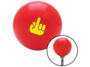 American Shifter Company ASCSNX1592778 Yellow Middle Finger Solid Red Shift Knob fits S15 Imprezza ZN6 transmission zn6 American Shifter Company ASCSNX1592778 Yellow Middle Finger Solid Red Shift Knob fits S15 Imprezza ZN6 transmission zn6
