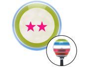 American Shifter Company ASCSNX114571 Pink Rear Admiral Upper Half Stripe Shift Knob with M16 x 1.5 Insert hemi American Shifter Company ASCSNX114571 Pink Rear Admiral Upper Half Stripe Shift Knob with M16 x 1.5 Insert hemi