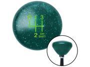 American Shifter Company ASCSNX1532539 Green Shift Pattern OS3n Green Retro Metal Flake Shift Knob fits 4 Speed Oh Sht American Shifter Company ASCSNX1532539 Green Shift Pattern OS3n Green Retro Metal Flake Shift Knob fits 4 Speed Oh Sht