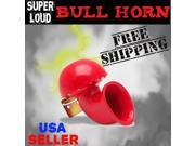 Trigger Horns Car Truck Horn 679250 1957 Cadillac Eldorado El Toro Electric Bull Horn 12v new red metal old school Trigger Horns Car Truck Horn 679250 1957 Cadillac Eldorado El Toro Electric Bull Horn 12v new red metal old school