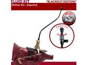 American Shifter Company ASCS2B7G42X1X TH400 Shifter Kit 23 Swan Dipstick BLK Dual Shift Billet Knob For EA68A American Shifter Company ASCS2B7G42X1X TH400 Shifter Kit 23 Swan Dipstick BLK Dual Shift Billet Knob For EA68A