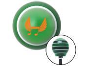 American Shifter Company ASCSNX105431 Orange Musical Note w/ Wings Green Stripe Shift Knob with M16 x 1.5 Insert rv American Shifter Company ASCSNX105431 Orange Musical Note w/ Wings Green Stripe Shift Knob with M16 x 1.5 Insert rv