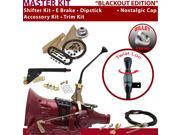 C4 Shifter Kit 10 E Brake Cable Trim Kit Dipstick For F818C thunderbird monarch maverick cortina mustang bronco fairlane ltd ford fairmont torino ranchero zephy C4 Shifter Kit 10 E Brake Cable Trim Kit Dipstick For F818C thunderbird monarch maverick cortina mustang bronco fairlane ltd ford fairmont torino ranchero zephy