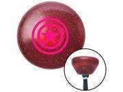 American Shifter Company ASCSNX1520225 Pink Outlined Star Red Retro Metal Flake Shift Knob with M16 x 1.5 Insert 356 American Shifter Company ASCSNX1520225 Pink Outlined Star Red Retro Metal Flake Shift Knob with M16 x 1.5 Insert 356