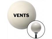 American Shifter Company 90383 Black VENTS Ivory Shift Knob 700r4 gm350 Lujo bowtie Fiero GM SBC Firebird iroc American Shifter Company 90383 Black VENTS Ivory Shift Knob 700r4 gm350 Lujo bowtie Fiero GM SBC Firebird iroc