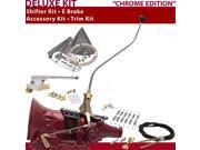 American Shifter Company ASCS1C7G41Q0L TH400 Shifter Kit 23 Swan E Brake Cable Clamp Clevis Trim Kit For DE883 American Shifter Company ASCS1C7G41Q0L TH400 Shifter Kit 23 Swan E Brake Cable Clamp Clevis Trim Kit For DE883