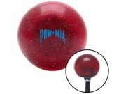 American Shifter Company ASCSNX1603695 Blue Pow Mia Text Red Metal Flake Shift Knob fits pride republican flag red cust American Shifter Company ASCSNX1603695 Blue Pow Mia Text Red Metal Flake Shift Knob fits pride republican flag red cust