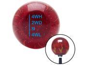 American Shifter Company ASCSNX1564256 Blue Shift Pattern 53n Red Flame Metal Flake Shift Knob fits 4x4 Transfer Case m American Shifter Company ASCSNX1564256 Blue Shift Pattern 53n Red Flame Metal Flake Shift Knob fits 4x4 Transfer Case m