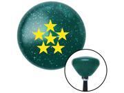 American Shifter Company ASCSNX22221796 Yellow 6 Star Formation Green Retro Metal Flake Shift Knob with M16 x 1.5 Insert American Shifter Company ASCSNX22221796 Yellow 6 Star Formation Green Retro Metal Flake Shift Knob with M16 x 1.5 Insert