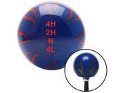 American Shifter Company ASCSNX1572341 Red Shift Pattern 33n Blue Flame Metal Flake Shift Knob fits 4x4 Transfer Case D American Shifter Company ASCSNX1572341 Red Shift Pattern 33n Blue Flame Metal Flake Shift Knob fits 4x4 Transfer Case D