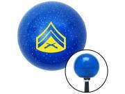 American Shifter Company ASCSNX20961 Yellow 03 Corporal Blue Metal Flake Shift Knob w/ 16mm x 1.5 Insert Gear shift American Shifter Company ASCSNX20961 Yellow 03 Corporal Blue Metal Flake Shift Knob w/ 16mm x 1.5 Insert Gear shift