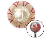 American Shifter Company ASCSNX1556166 White Shift Pattern CP26n Clear Flame Metal Flake Shift Knob fits 6 Speed Shifte American Shifter Company ASCSNX1556166 White Shift Pattern CP26n Clear Flame Metal Flake Shift Knob fits 6 Speed Shifte