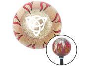 American Shifter Company ASCSNX1551505 White Celtic Design Clear Flame Metal Flake Shift Knob with M16 x 1.5 Insert 426 American Shifter Company ASCSNX1551505 White Celtic Design Clear Flame Metal Flake Shift Knob with M16 x 1.5 Insert 426