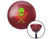American Shifter Company ASCSNX1520814 Green Skull & Swords Red Retro Metal Flake Shift Knob with M16 x 1.5 Insert American Shifter Company ASCSNX1520814 Green Skull & Swords Red Retro Metal Flake Shift Knob with M16 x 1.5 Insert