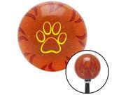 American Shifter Company ASCSNX1580382 Yellow Paw Print Outline Orange Flame Metal Flake Shift Knob w/ M16 x 1.5 Insert American Shifter Company ASCSNX1580382 Yellow Paw Print Outline Orange Flame Metal Flake Shift Knob w/ M16 x 1.5 Insert