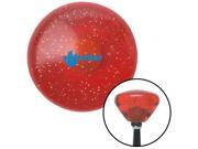 American Shifter Company ASCSNX1609367 Blue Shocker Text Orange Retro Metal Flake Shift Knob fits import 350z rice burn American Shifter Company ASCSNX1609367 Blue Shocker Text Orange Retro Metal Flake Shift Knob fits import 350z rice burn