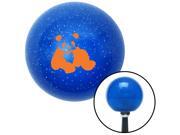 American Shifter Company 26869 Orange Panda Bear Blue Metal Flake Shift Knob SBC SS GM bowtie Lujo Camaro Z28 American Shifter Company 26869 Orange Panda Bear Blue Metal Flake Shift Knob SBC SS GM bowtie Lujo Camaro Z28