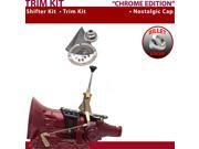 American Shifter Company TH350 Shifter Kit 6 Trim Kit CHR Push Btn Cap GRY Boot Billet Knob For EC40D truck nova chevrolet gm caprice chevy van chevelle blazer American Shifter Company TH350 Shifter Kit 6 Trim Kit CHR Push Btn Cap GRY Boot Billet Knob For EC40D truck nova chevrolet gm caprice chevy van chevelle blazer