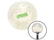 American Shifter Company ASCSNX1626573 Green Approved Clear Metal Flake Shift Knob with M16 x 1.5 Insert cal customs American Shifter Company ASCSNX1626573 Green Approved Clear Metal Flake Shift Knob with M16 x 1.5 Insert cal customs