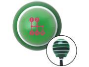 American Shifter Company ASCSNX1596635 Pink 4 Speed Shift Pattern - Dots 6n Green Stripe Shift Knob fits auto drift American Shifter Company ASCSNX1596635 Pink 4 Speed Shift Pattern - Dots 6n Green Stripe Shift Knob fits auto drift