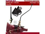 American Shifter Company ASCS1B7F31B0D FMX Shifter Kit 23 Swan E Brake Trim Kit For DE09E American Shifter Company ASCS1B7F31B0D FMX Shifter Kit 23 Swan E Brake Trim Kit For DE09E