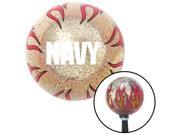 American Shifter Company ASCSNX1554069 White NAVY Clear Flame Metal Flake Shift Knob with M16 x 1.5 Insert chopper American Shifter Company ASCSNX1554069 White NAVY Clear Flame Metal Flake Shift Knob with M16 x 1.5 Insert chopper